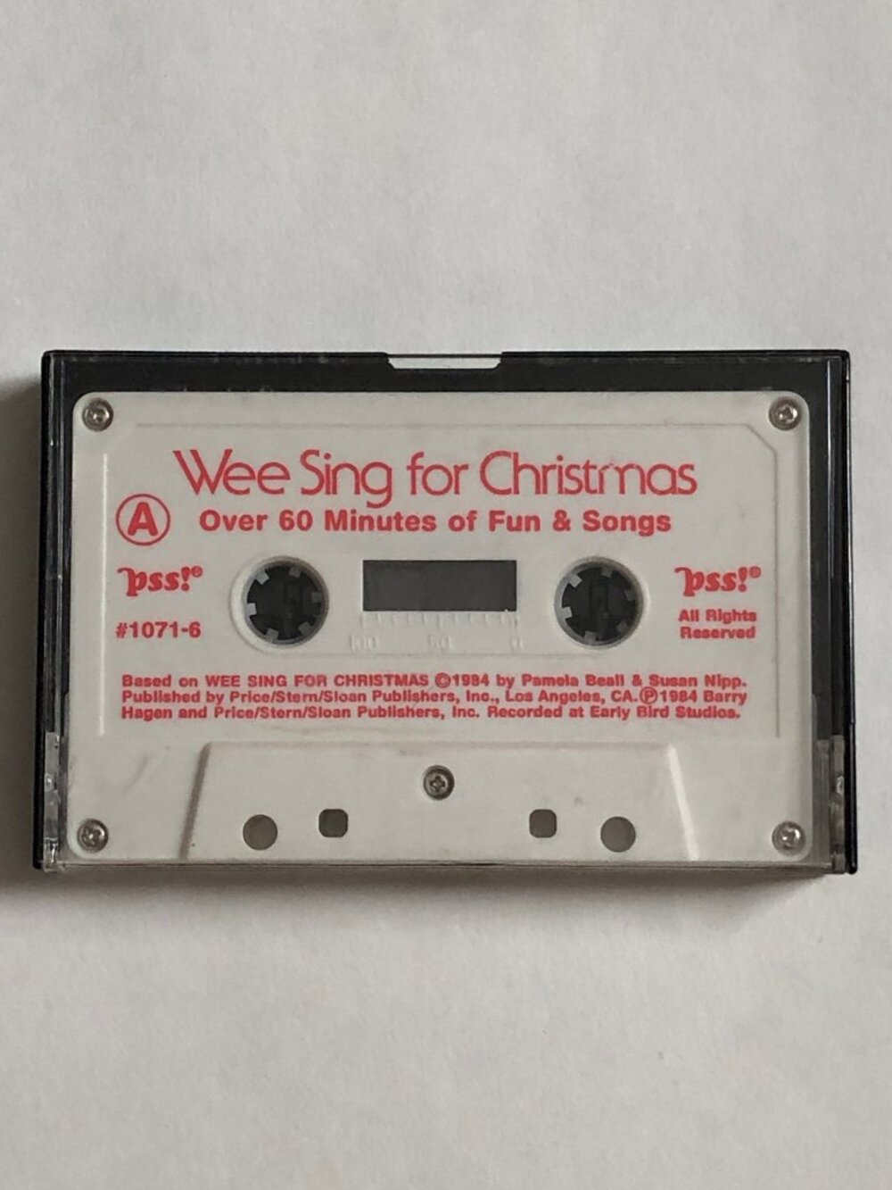 Wee Sing Kid’s Cassette Tapes Sing For Christmas